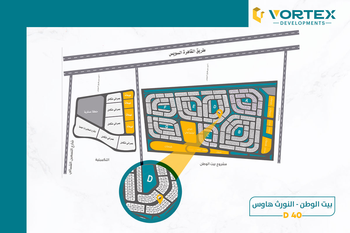 بيت الوطن - النورث هاوس - D40 - Vortex Developments
